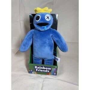 Rainbow Friends Blue Plush Crown Roblox Character Toy PhatMojo NIB